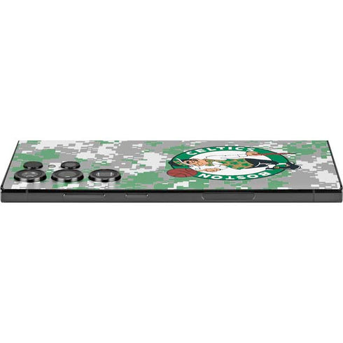 NBA Boston Celtics Digi Camo Galaxy S25 Ultra Skin