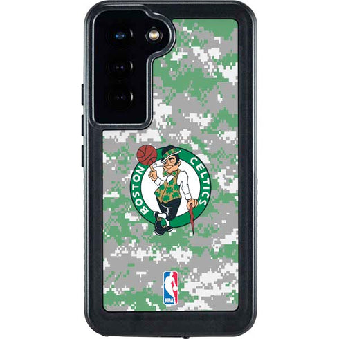 NBA Boston Celtics Digi Camo Galaxy S24 Waterproof Case
