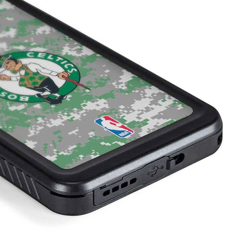 NBA Boston Celtics Digi Camo Galaxy S24 Waterproof Case