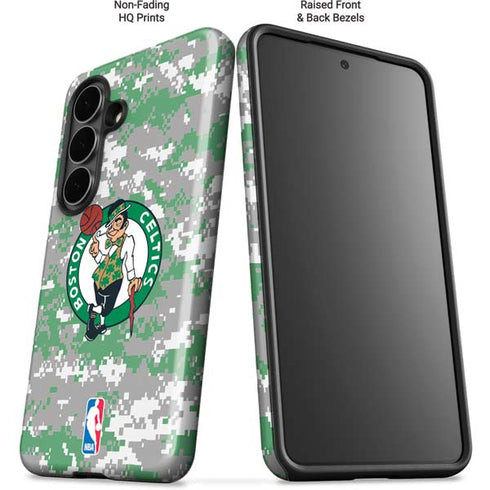 NBA Boston Celtics Digi Camo Galaxy S26 Impact Case