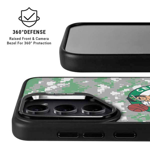 NBA Boston Celtics Digi Camo Galaxy S26 Plus Kickstand Case