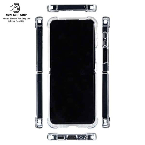 NBA Boston Celtics Digi Camo Galaxy Z Flip6 Clear Case