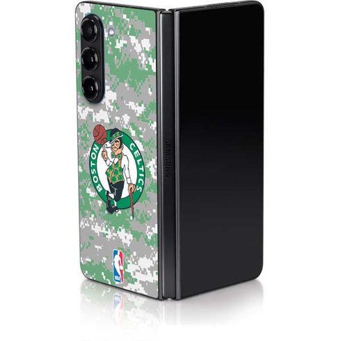 NBA Boston Celtics Digi Camo Galaxy Z Fold5 5G Skin