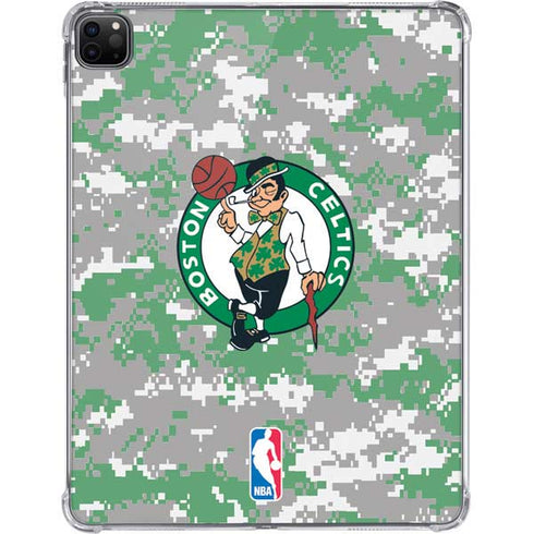 NBA Boston Celtics Digi Camo iPad Pro 11in (2024) Clear Case