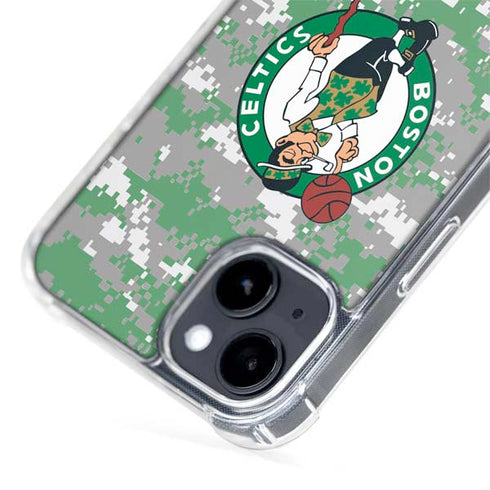 NBA Boston Celtics Digi Camo iPhone 14 MagSafe Case