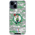 NBA Boston Celtics Digi Camo iPhone 15 Clear Case