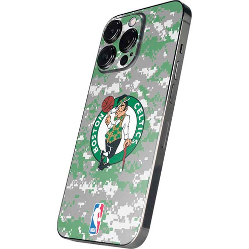 NBA Boston Celtics Digi Camo iPhone 15 Pro Max Skin