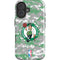 NBA Boston Celtics Digi Camo iPhone 16 Impact Case