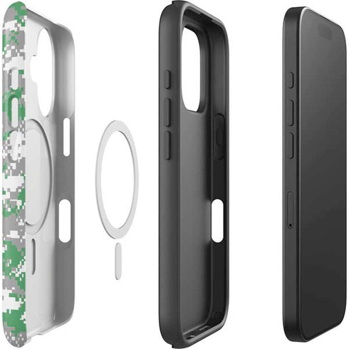 NBA Boston Celtics Digi Camo iPhone 16 Magsafe Impact Case