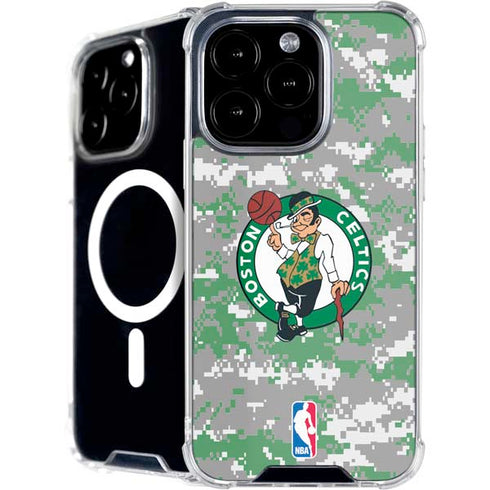 NBA Boston Celtics Digi Camo iPhone 16 Pro Max MagSafe Case