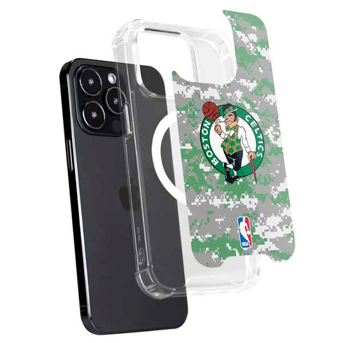 NBA Boston Celtics Digi Camo iPhone 16 Pro Max MagSafe Case