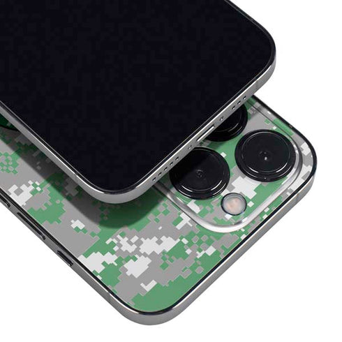 NBA Boston Celtics Digi Camo iPhone 16 Pro Skin