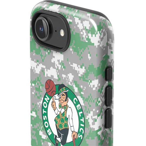 NBA Boston Celtics Digi Camo iPhone 16e Impact Case