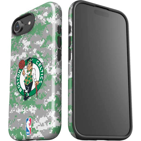 NBA Boston Celtics Digi Camo iPhone 16e Impact Case