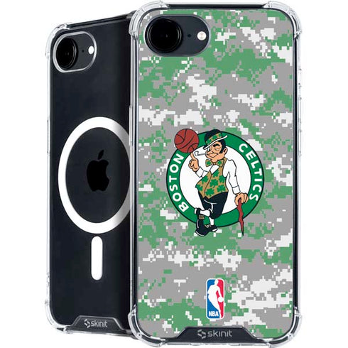 NBA Boston Celtics Digi Camo iPhone 16e MagSafe Case