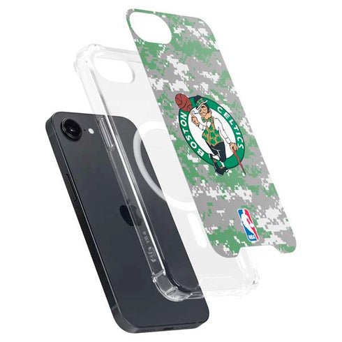 NBA Boston Celtics Digi Camo iPhone 16e MagSafe Case