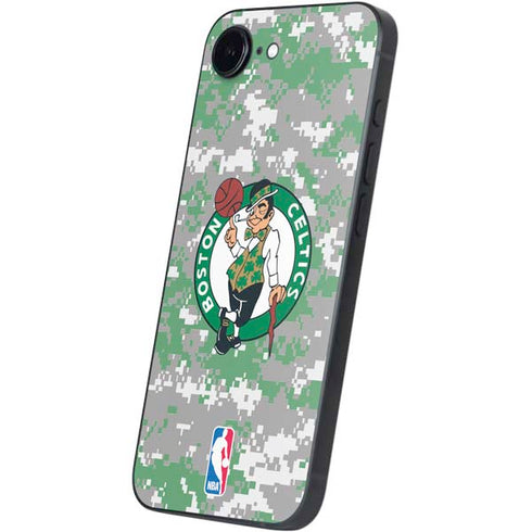 NBA Boston Celtics Digi Camo iPhone 16e Skin