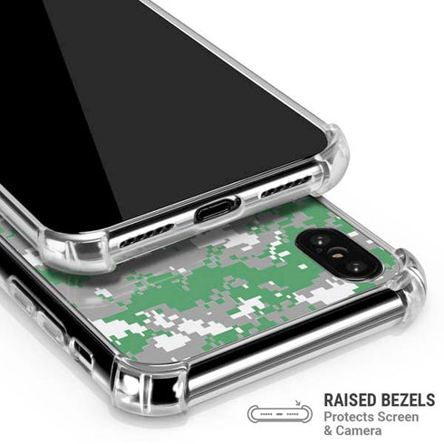 NBA Boston Celtics Digi Camo iPhone X/XS Clear Case