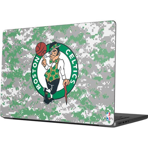 NBA Boston Celtics Digi Camo Apple MacBook Pro 14-inch Skin