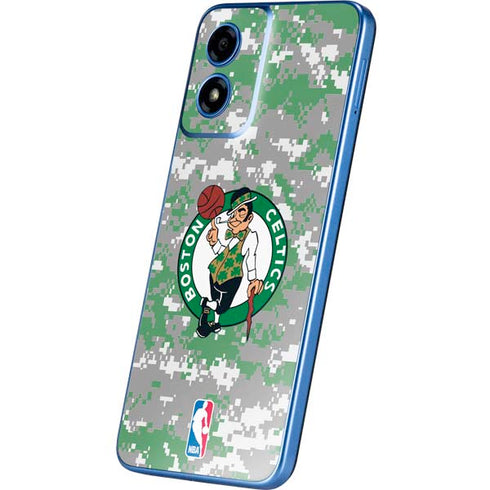 NBA Boston Celtics Digi Camo Moto G Play 4G (2024) Skin