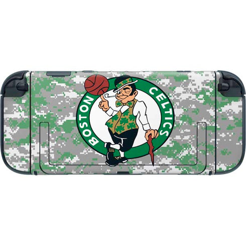 NBA Boston Celtics Digi Camo Nintendo Switch 2 (2025) with Joy-Con Skin