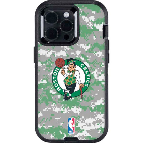 NBA Boston Celtics Digi Camo Otterbox Defender iPhone Skin
