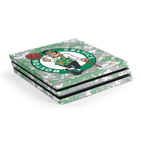 NBA Boston Celtics Digi Camo PlayStation PS4 Skins