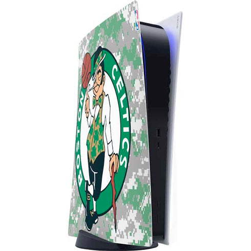 NBA Boston Celtics Digi Camo PlayStation PS5 Skins