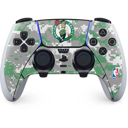 NBA Boston Celtics Digi Camo PlayStation PS5 Skins
