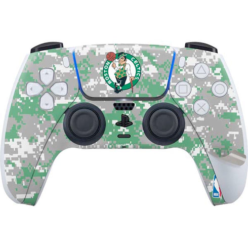 NBA Boston Celtics Digi Camo PS5 Pro Bundle Skin