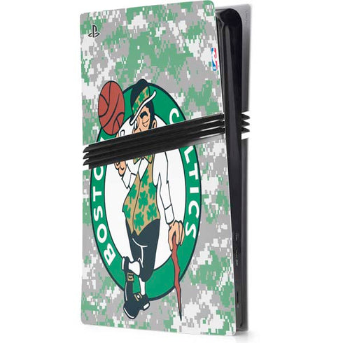 NBA Boston Celtics Digi Camo PlayStation PS5 Skins