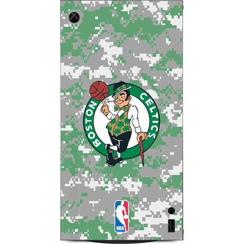 NBA Boston Celtics Digi Camo XBox Series X Digital Edition Console Skin