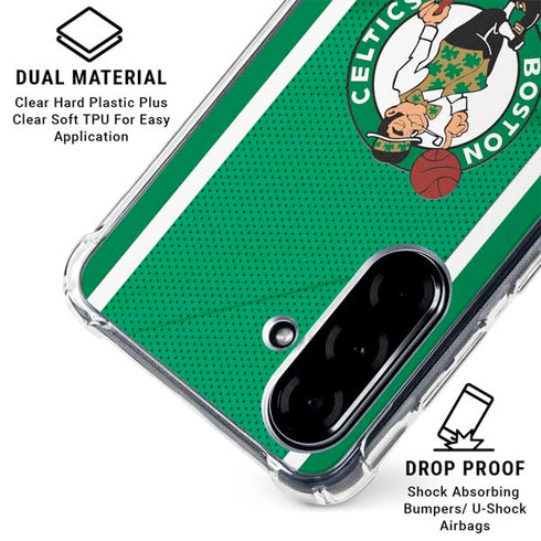 NBA Boston Celtics Galaxy A36 5G Clear Case