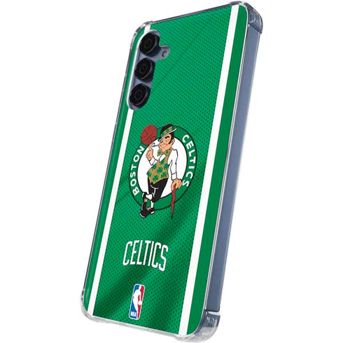 NBA Boston Celtics Galaxy A55 5G Clear Case