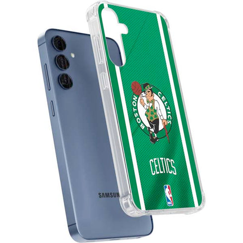 NBA Boston Celtics Galaxy A55 5G Clear Case