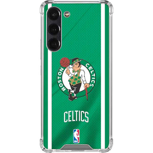 NBA Boston Celtics Galaxy S24 FE Clear Case