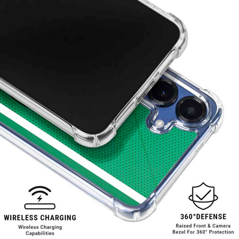 NBA Boston Celtics Galaxy S25 FE Clear Case
