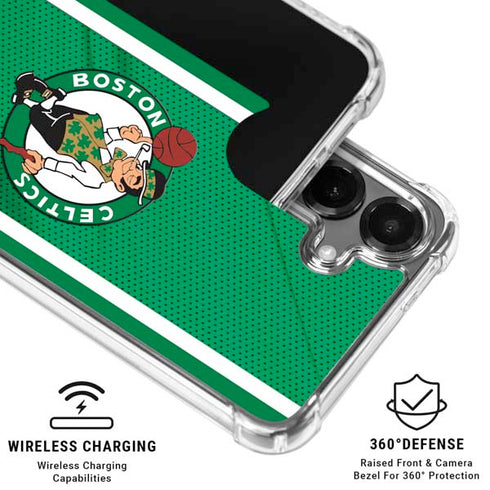 NBA Boston Celtics Galaxy S26 Clear Case