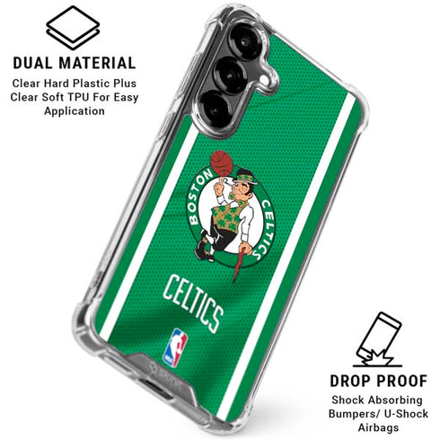 NBA Boston Celtics Galaxy S26 Clear Case