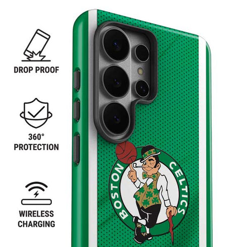 NBA Boston Celtics Galaxy S26 Ultra Impact Case