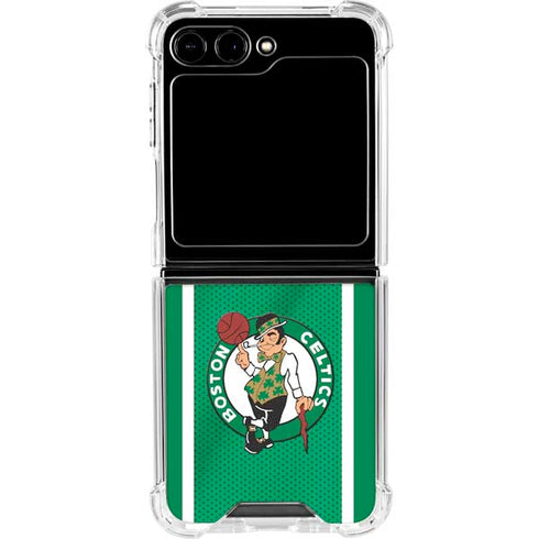 NBA Boston Celtics Galaxy Z Flip6 Clear Case