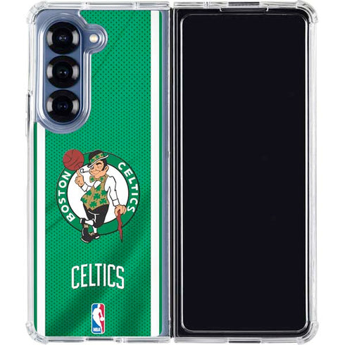NBA Boston Celtics Galaxy Z Fold7 Clear Case