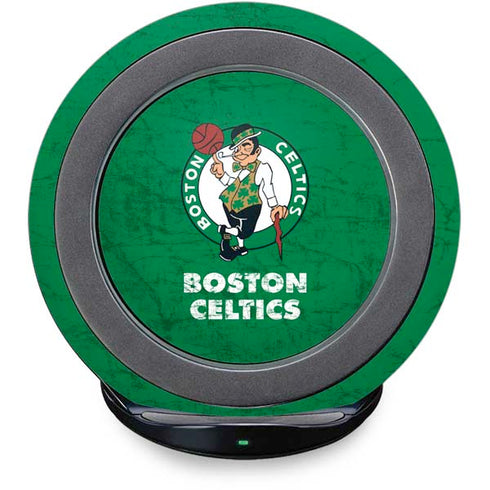 NBA Boston Celtics Green Primary Logo Fast Charge Wireless Charging Stand Skin