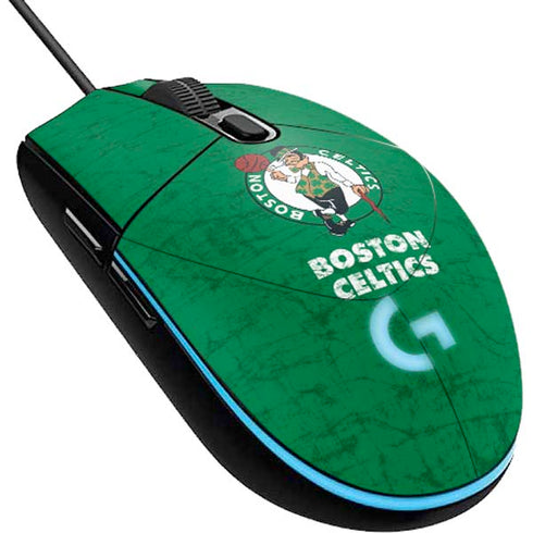 NBA Boston Celtics Green Primary Logo G203 Prodigy RGB Wired Gaming Mouse Skin