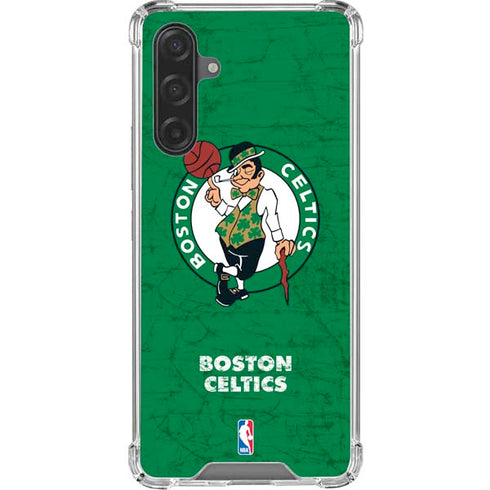 NBA Boston Celtics Green Primary Logo Galaxy A17 Clear Case