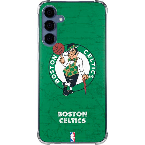 NBA Boston Celtics Green Primary Logo Galaxy A35 5G Clear Case