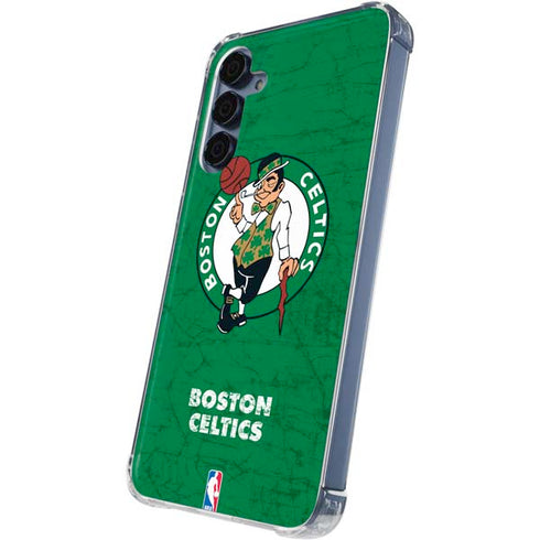 NBA Boston Celtics Green Primary Logo Galaxy A55 5G Clear Case