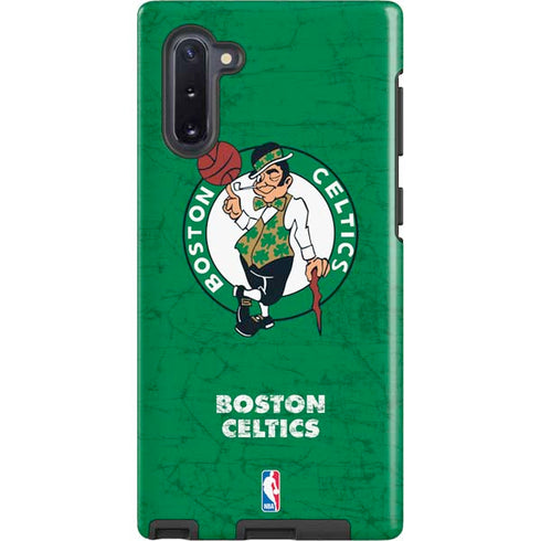 NBA Boston Celtics Green Primary Logo Galaxy Cases