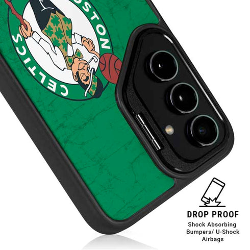 NBA Boston Celtics Green Primary Logo Galaxy S24 FE Kickstand Case
