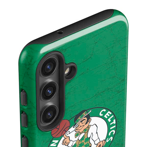 NBA Boston Celtics Green Primary Logo Galaxy S25 Impact Case